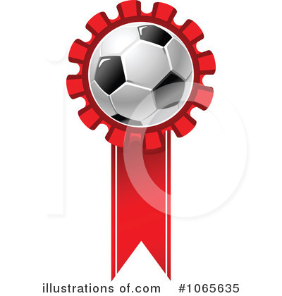 Royalty-Free (RF) Soccer Ball Clipart Illustration by Vector Tradition SM - Stock Sample #1065635