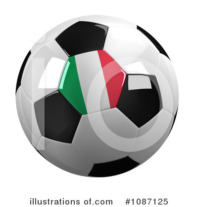 Royalty-Free (RF) Soccer Ball Clipart Illustration by stockillustrations - Stock Sample #1087125