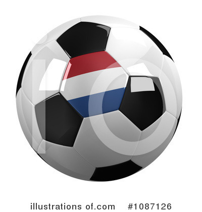 Royalty-Free (RF) Soccer Ball Clipart Illustration by stockillustrations - Stock Sample #1087126
