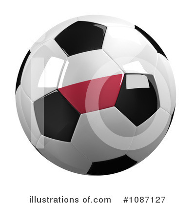 Royalty-Free (RF) Soccer Ball Clipart Illustration by stockillustrations - Stock Sample #1087127