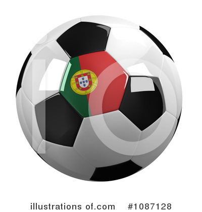 Royalty-Free (RF) Soccer Ball Clipart Illustration by stockillustrations - Stock Sample #1087128