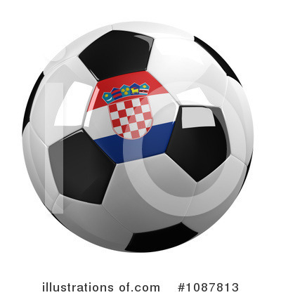 Royalty-Free (RF) Soccer Ball Clipart Illustration by stockillustrations - Stock Sample #1087813