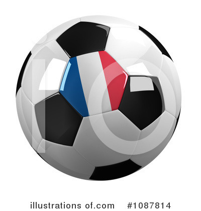 Royalty-Free (RF) Soccer Ball Clipart Illustration by stockillustrations - Stock Sample #1087814