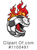 Soccer Ball Clipart #1100491 by Chromaco