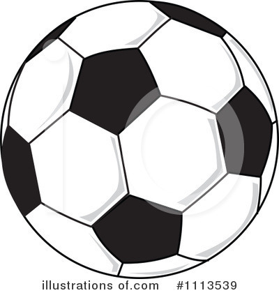 Royalty-Free (RF) Soccer Ball Clipart Illustration by djart - Stock Sample #1113539