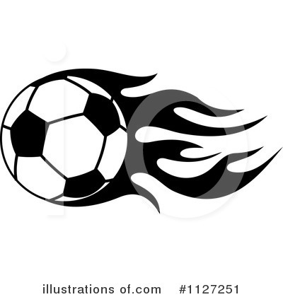 Royalty-Free (RF) Soccer Ball Clipart Illustration by Vector Tradition SM - Stock Sample #1127251