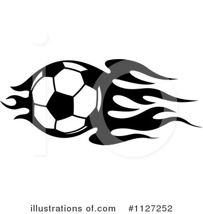 Royalty-Free (RF) Soccer Ball Clipart Illustration by Vector Tradition SM - Stock Sample #1127252