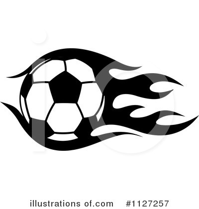 Royalty-Free (RF) Soccer Ball Clipart Illustration by Vector Tradition SM - Stock Sample #1127257