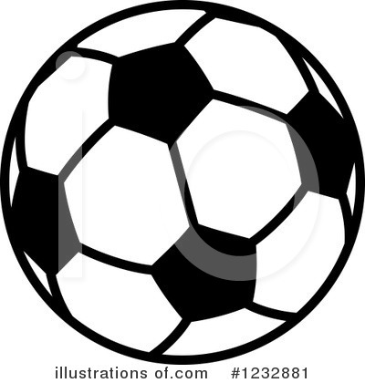 Royalty-Free (RF) Soccer Ball Clipart Illustration by Vector Tradition SM - Stock Sample #1232881