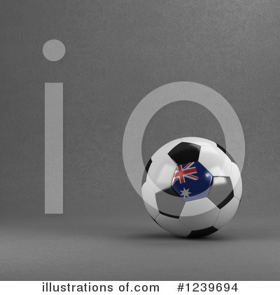 Royalty-Free (RF) Soccer Ball Clipart Illustration by stockillustrations - Stock Sample #1239694