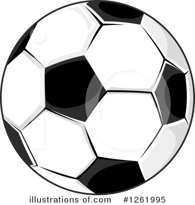 Royalty-Free (RF) Soccer Ball Clipart Illustration by Vector Tradition SM - Stock Sample #1261995