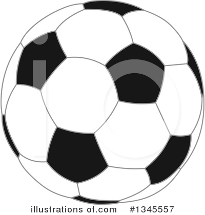 Royalty-Free (RF) Soccer Ball Clipart Illustration by Liron Peer - Stock Sample #1345557