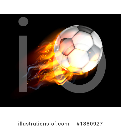 Royalty-Free (RF) Soccer Ball Clipart Illustration by AtStockIllustration - Stock Sample #1380927