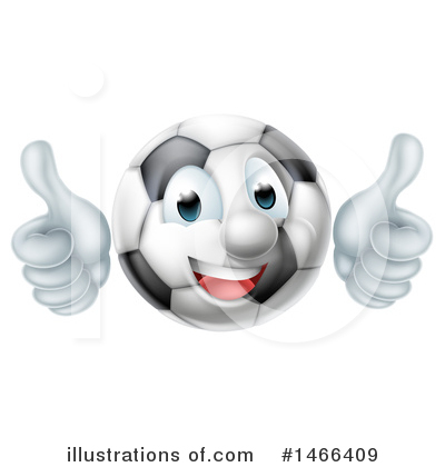 Royalty-Free (RF) Soccer Ball Clipart Illustration by AtStockIllustration - Stock Sample #1466409