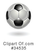 Soccer Ball Clipart #34535 by AtStockIllustration