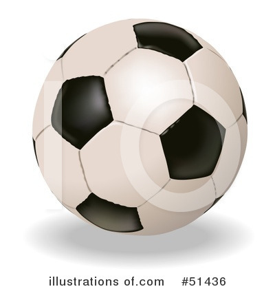 Royalty-Free (RF) Soccer Ball Clipart Illustration by dero - Stock Sample #51436