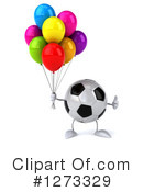 Soccer Ball Mascot Clipart #1273329 by Julos