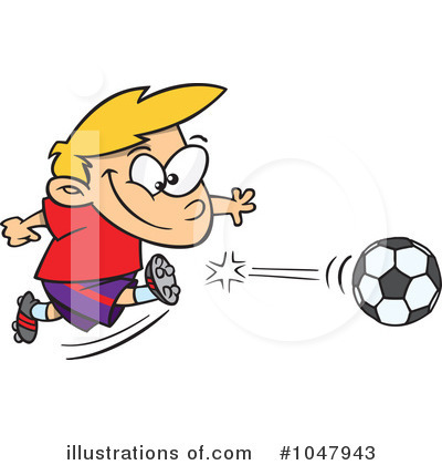 Royalty-Free (RF) Soccer Clipart Illustration by toonaday - Stock Sample #1047943