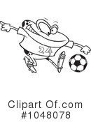 Soccer Clipart #1048078 by toonaday