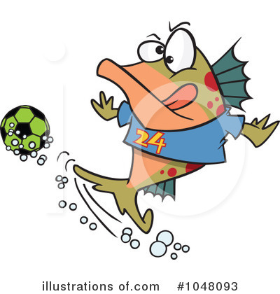 Royalty-Free (RF) Soccer Clipart Illustration by toonaday - Stock Sample #1048093