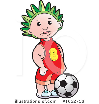 Royalty-Free (RF) Soccer Clipart Illustration by Lal Perera - Stock Sample #1052756