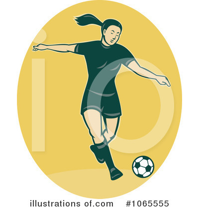 Royalty-Free (RF) Soccer Clipart Illustration by patrimonio - Stock Sample #1065555
