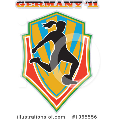 Royalty-Free (RF) Soccer Clipart Illustration by patrimonio - Stock Sample #1065556