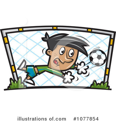 Royalty-Free (RF) Soccer Clipart Illustration by jtoons - Stock Sample #1077854