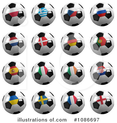 Royalty-Free (RF) Soccer Clipart Illustration by stockillustrations - Stock Sample #1086697