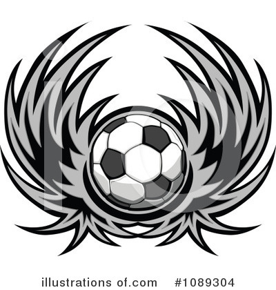 Royalty-Free (RF) Soccer Clipart Illustration by Chromaco - Stock Sample #1089304