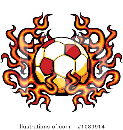 Soccer Clipart #1089914 by Chromaco