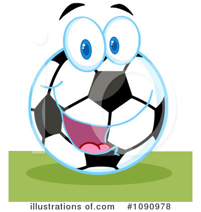 Royalty-Free (RF) Soccer Clipart Illustration by Hit Toon - Stock Sample #1090978