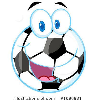 Royalty-Free (RF) Soccer Clipart Illustration by Hit Toon - Stock Sample #1090981