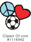 Soccer Clipart #1116942 by Johnny Sajem