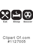 Soccer Clipart #1127005 by Johnny Sajem
