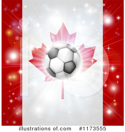 Canadian Flag Clipart #1173555 by AtStockIllustration