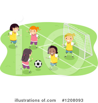 Royalty-Free (RF) Soccer Clipart Illustration by BNP Design Studio - Stock Sample #1208093