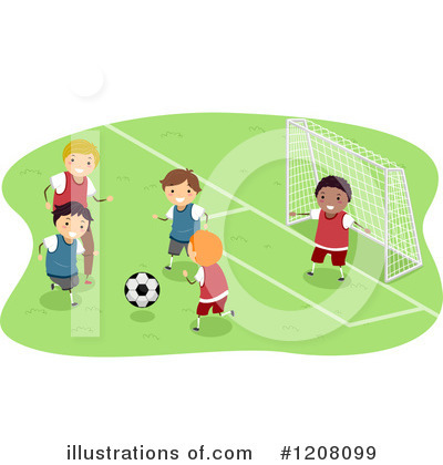 Royalty-Free (RF) Soccer Clipart Illustration by BNP Design Studio - Stock Sample #1208099