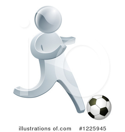 Soccer Clipart #1225945 by AtStockIllustration