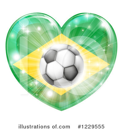 Soccer Flag Clipart #1229555 by AtStockIllustration