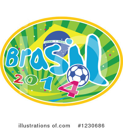 Royalty-Free (RF) Soccer Clipart Illustration by patrimonio - Stock Sample #1230686