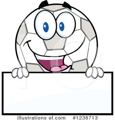 Royalty-Free (RF) Soccer Clipart Illustration by Hit Toon - Stock Sample #1236713