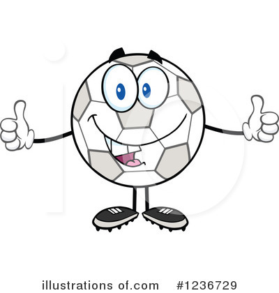 Football Clipart #1236729 by Hit Toon