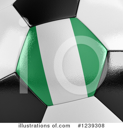 Nigeria Flag Clipart #1239308 by stockillustrations