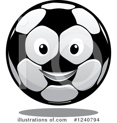 Royalty-Free (RF) Soccer Clipart Illustration by Vector Tradition SM - Stock Sample #1240794