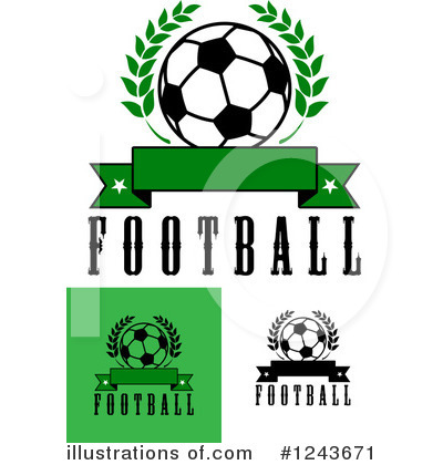 Royalty-Free (RF) Soccer Clipart Illustration by Vector Tradition SM - Stock Sample #1243671
