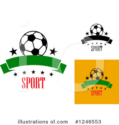 Royalty-Free (RF) Soccer Clipart Illustration by Vector Tradition SM - Stock Sample #1246553
