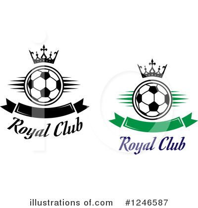 Royalty-Free (RF) Soccer Clipart Illustration by Vector Tradition SM - Stock Sample #1246587