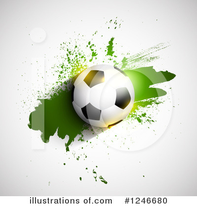Royalty-Free (RF) Soccer Clipart Illustration by KJ Pargeter - Stock Sample #1246680