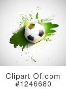 Soccer Clipart #1246680 by KJ Pargeter